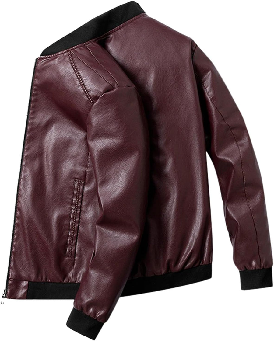 Veste Hiver Homme Style Cuir – Blouson Vintage Bomber & Perfecto Rétro