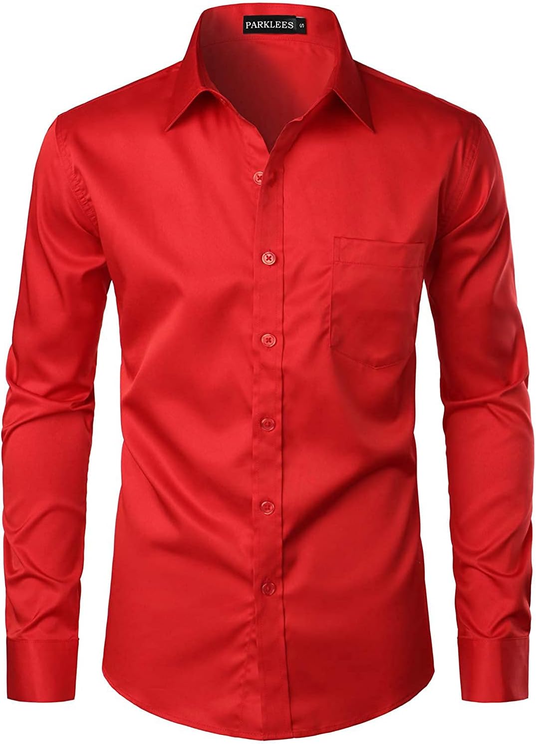 PARKLEES – Chemise Homme à Manches Longues – Style Décontracté & Business Élégant