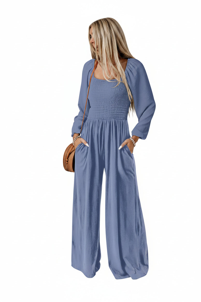 Dokotoo – Combinaison femme extensible à bretelles, coupe ample et style casual chic