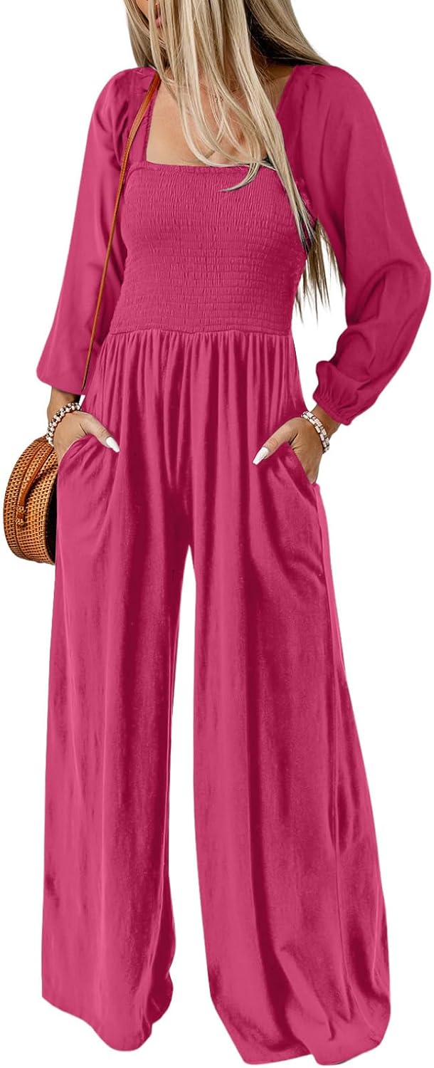 Dokotoo – Combinaison femme extensible à bretelles, coupe ample et style casual chic
