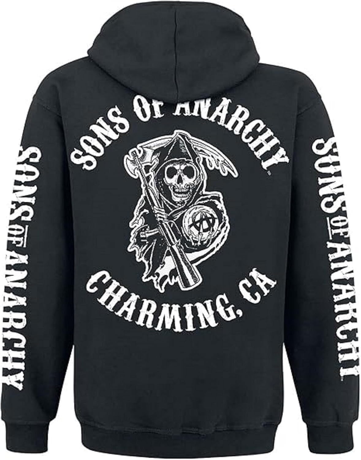 ZM ATTIRE – Gilet en Cuir Homme avec Sweat à Capuche – Style Biker Club California