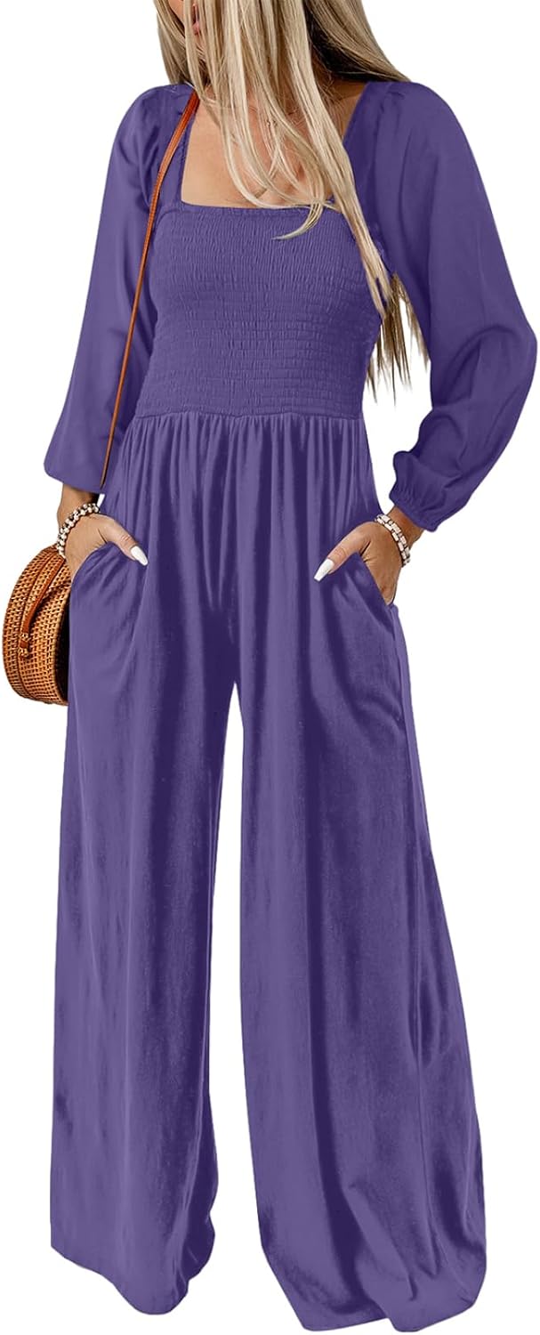 Dokotoo – Combinaison femme extensible à bretelles, coupe ample et style casual chic