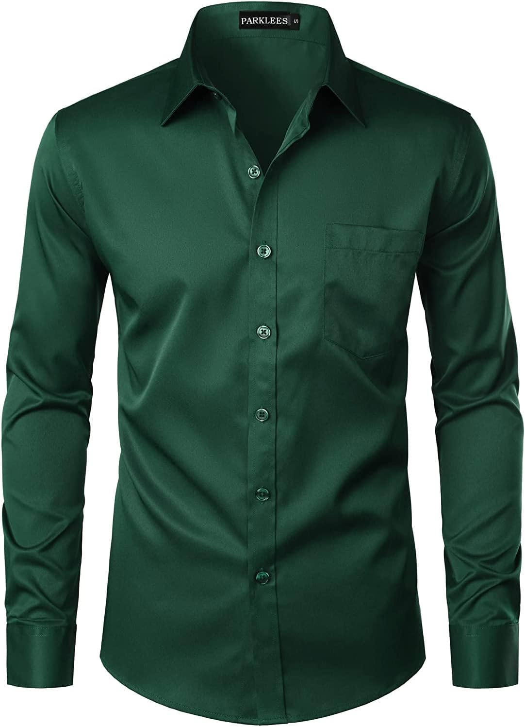 PARKLEES – Chemise Homme à Manches Longues – Style Décontracté & Business Élégant