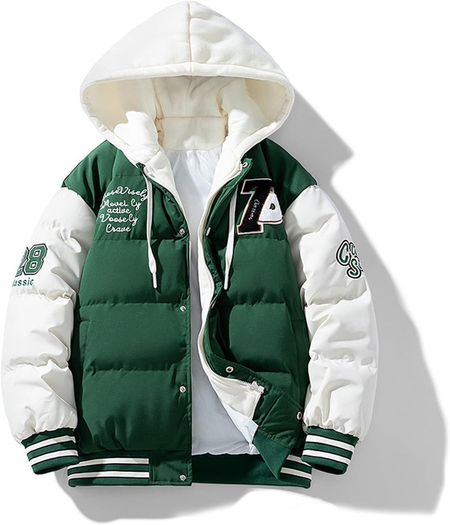 Gilet Homme Hiver Chaud – Veste Anorak Ample & Décontractée au Style Tendance