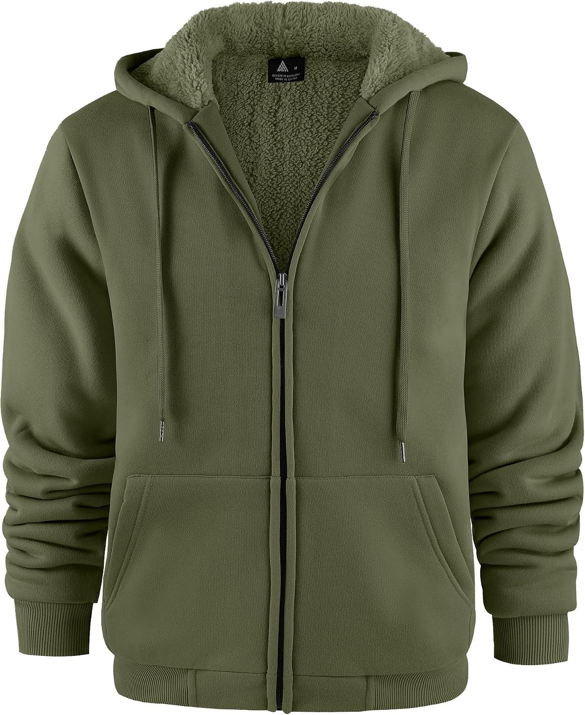 Sweat à capuche zippé homme JACKETOWN – doublé et chaud