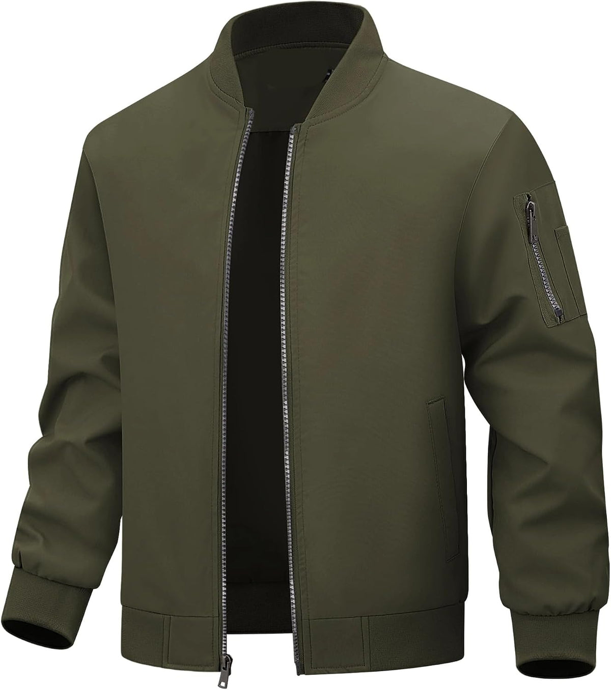Autsel – Blouson mi-saison style bomber pour homme – Veste décontractée et urbaine