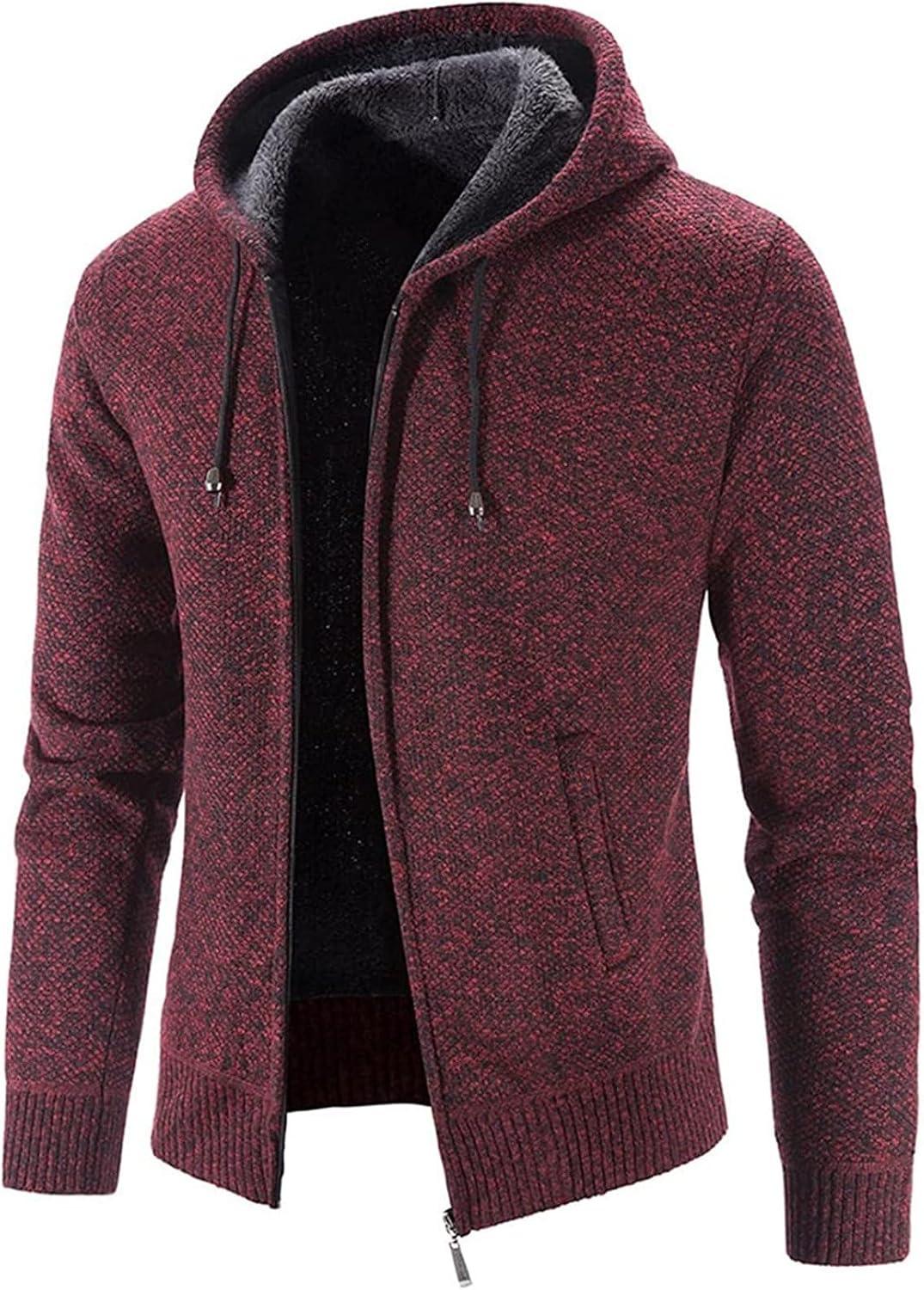 Veste homme TOFOTL à capuche zippée, style vintage
