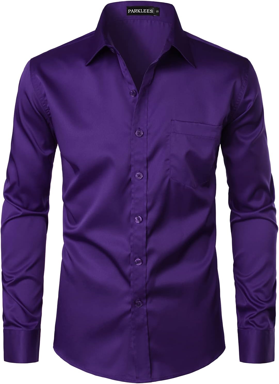 PARKLEES – Chemise Homme à Manches Longues – Style Décontracté & Business Élégant
