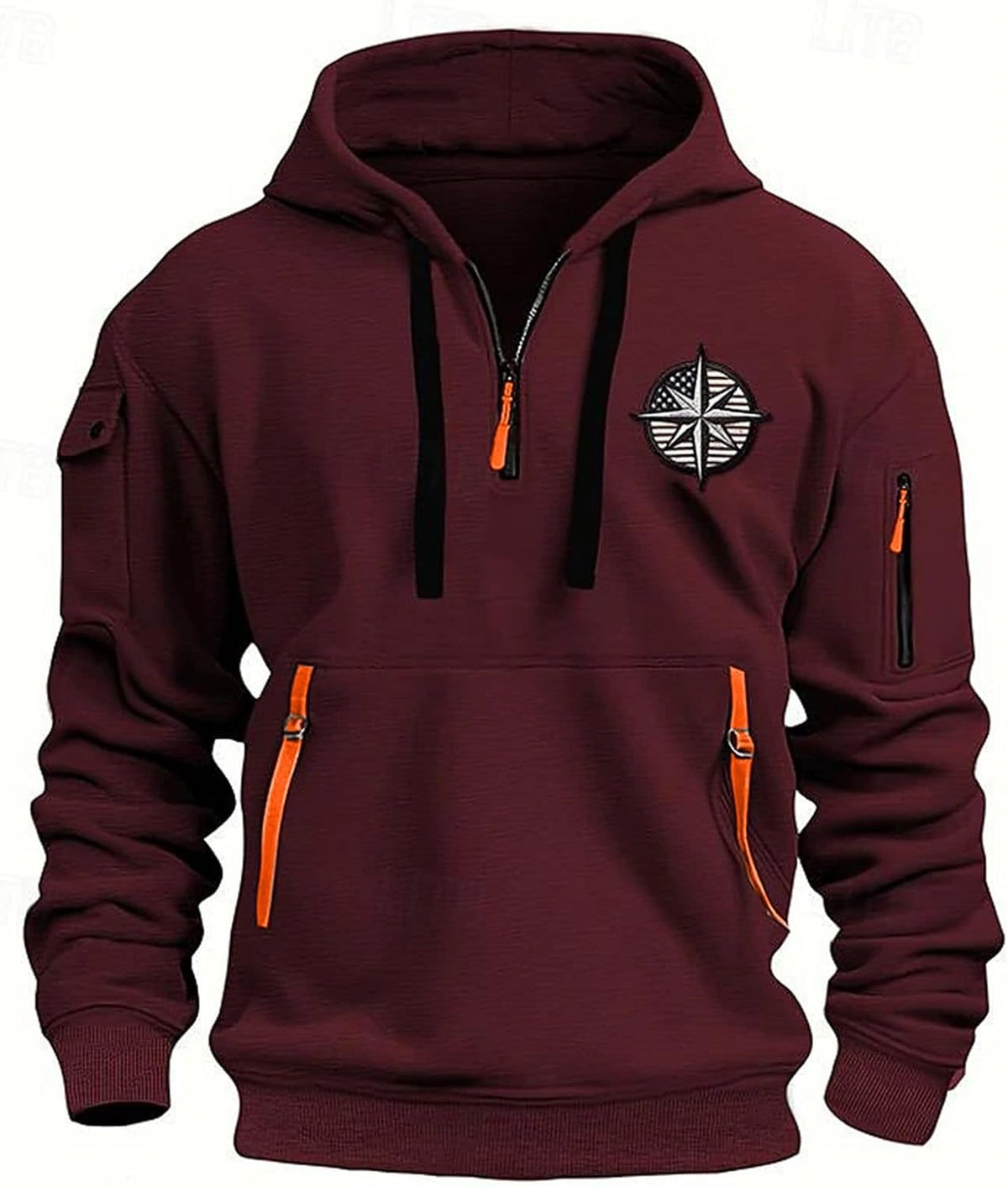 Pull à capuche homme léger – Coupe ample streetwear