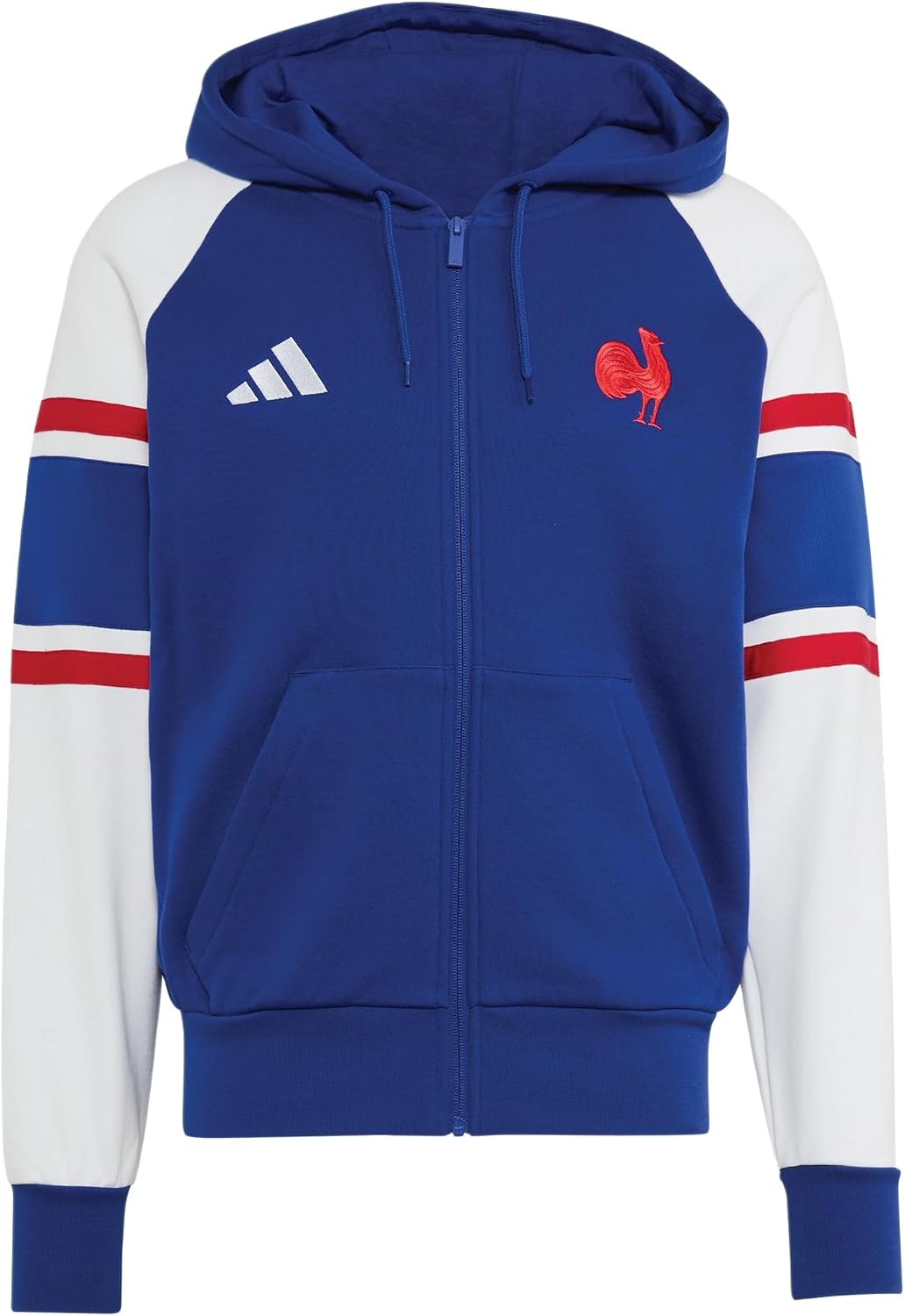 Sweat zippé à capuche adidas France Rugby Travel homme