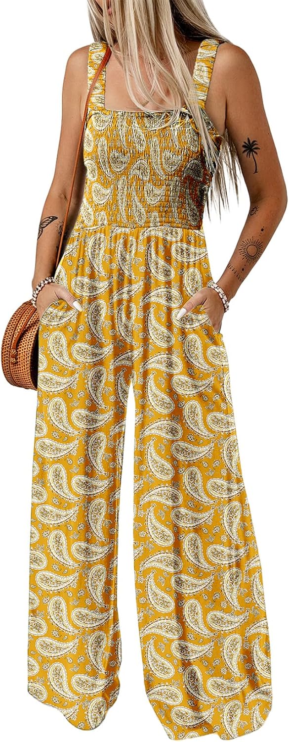 Dokotoo – Combinaison femme oversize sans manches, style salopette et coupe décontractée