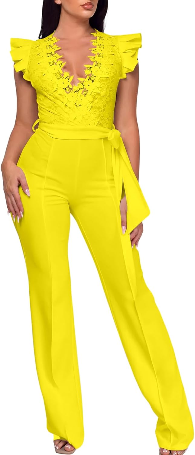 PaladMom – Combinaison Femme Élégante & Glamour – Pantalon Long, Style Soirée & Clubwear