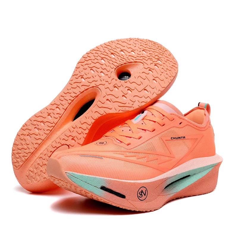 Chunta – Chaussures de Running Marathon à Plaque Carbone – Légères, Respirantes & Performantes – Homme/Femme