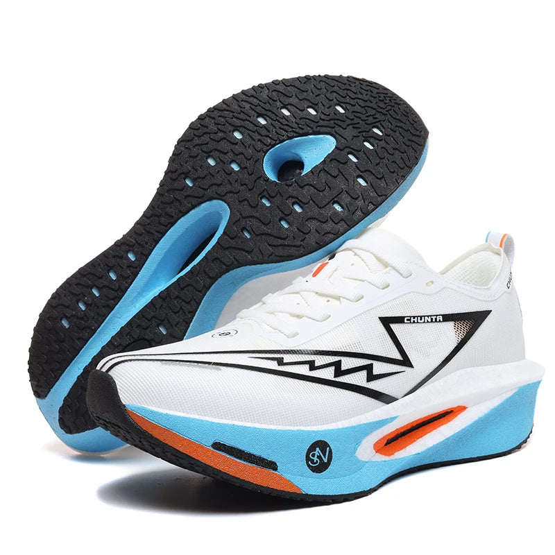 Chunta – Chaussures de Running Marathon à Plaque Carbone – Légères, Respirantes & Performantes – Homme/Femme